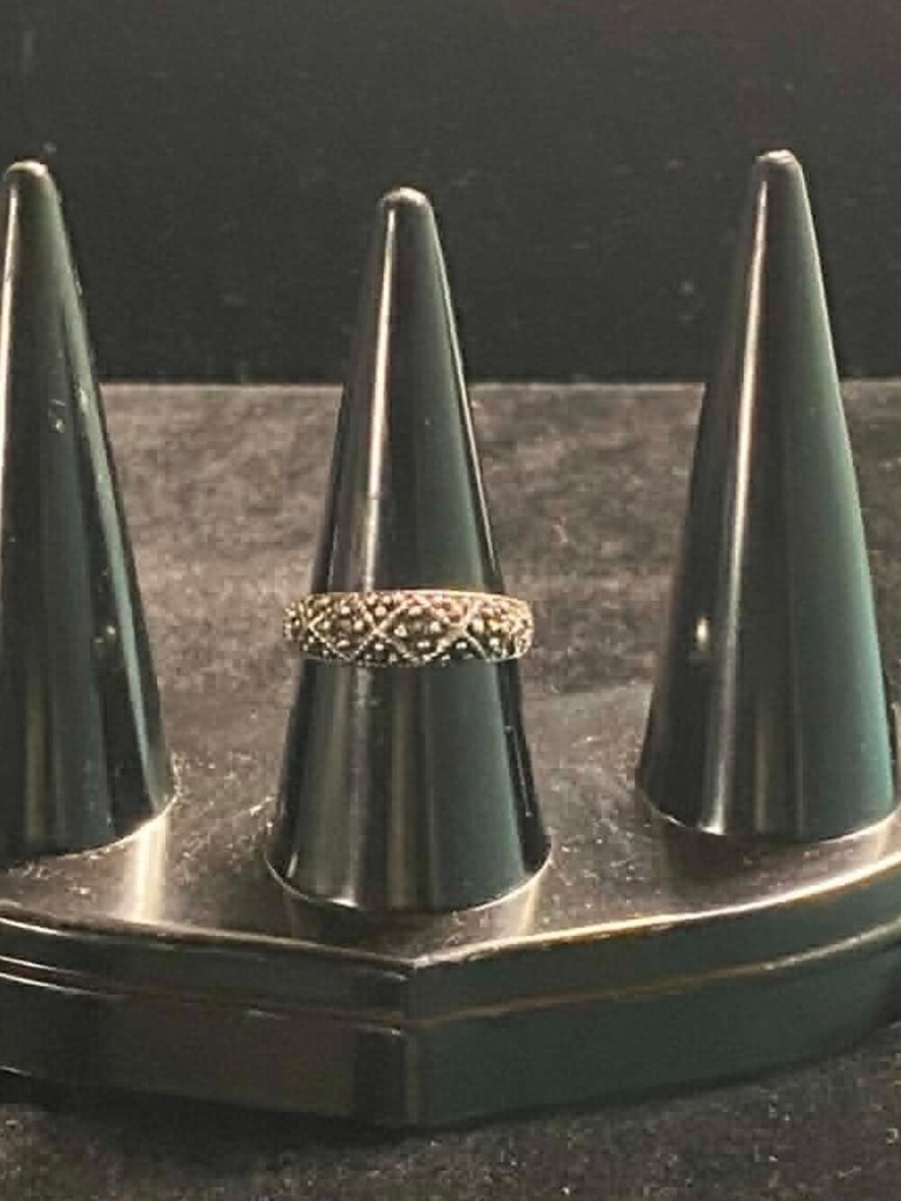 .925 Marcasite stone Ring